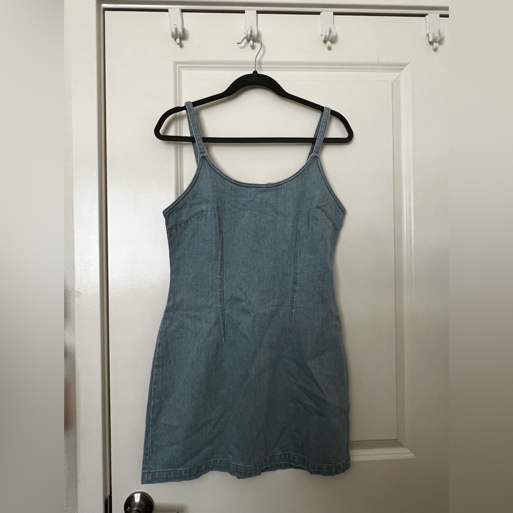F21 Denim Mini Dress (M) - new w/ tags